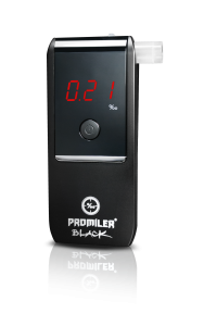 Alkomat PROMILER AL-8000 BLACK do użytku prywatnego z elektronicznym sensorem