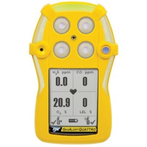 Detektor gazów GasAlert Quattro - czterogazowy