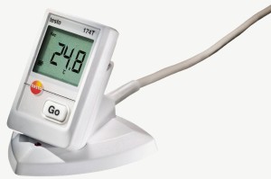 Zestaw: Rejestrator temperatury i Testo 174T z interfejsem